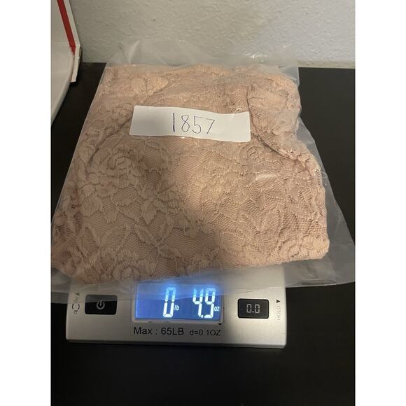 Almost Famous Womens Top Size Large Pink Floral Lace Mesh Romantic Fairy Y2K - Picture 8 of 8